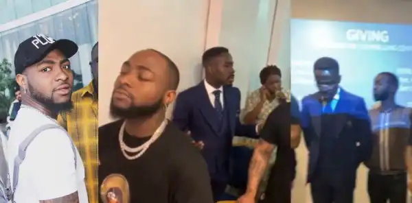 He almost screamed Shekpe!! – Nigerians react as Davido attends Bible study